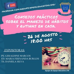 Imagen de Taller – Manejo de hábitos y rutinas en casa
