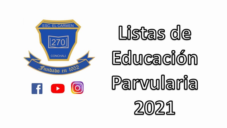 Listas de Curso por Jornada – Educación Parvularia