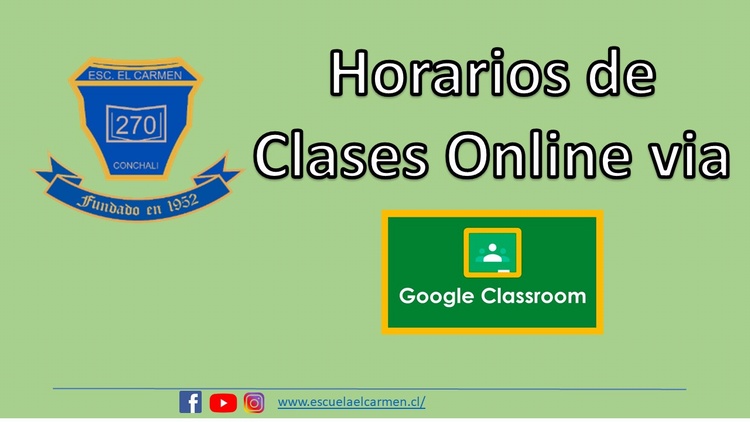 Horario Clases Online