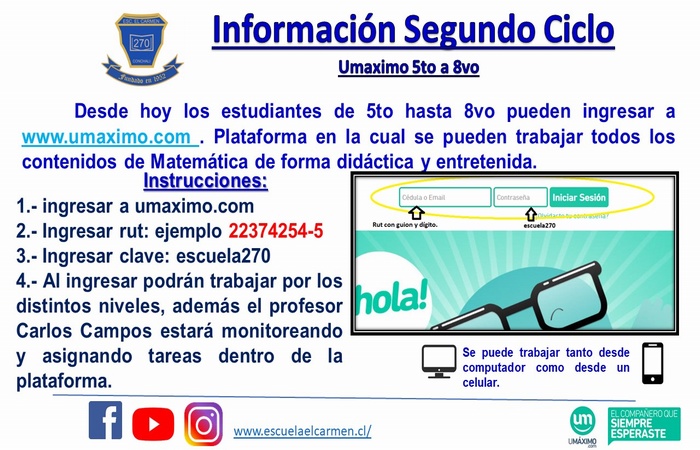 Umaximo – 5to a 8vo