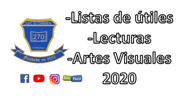 Listas de útiles 2020