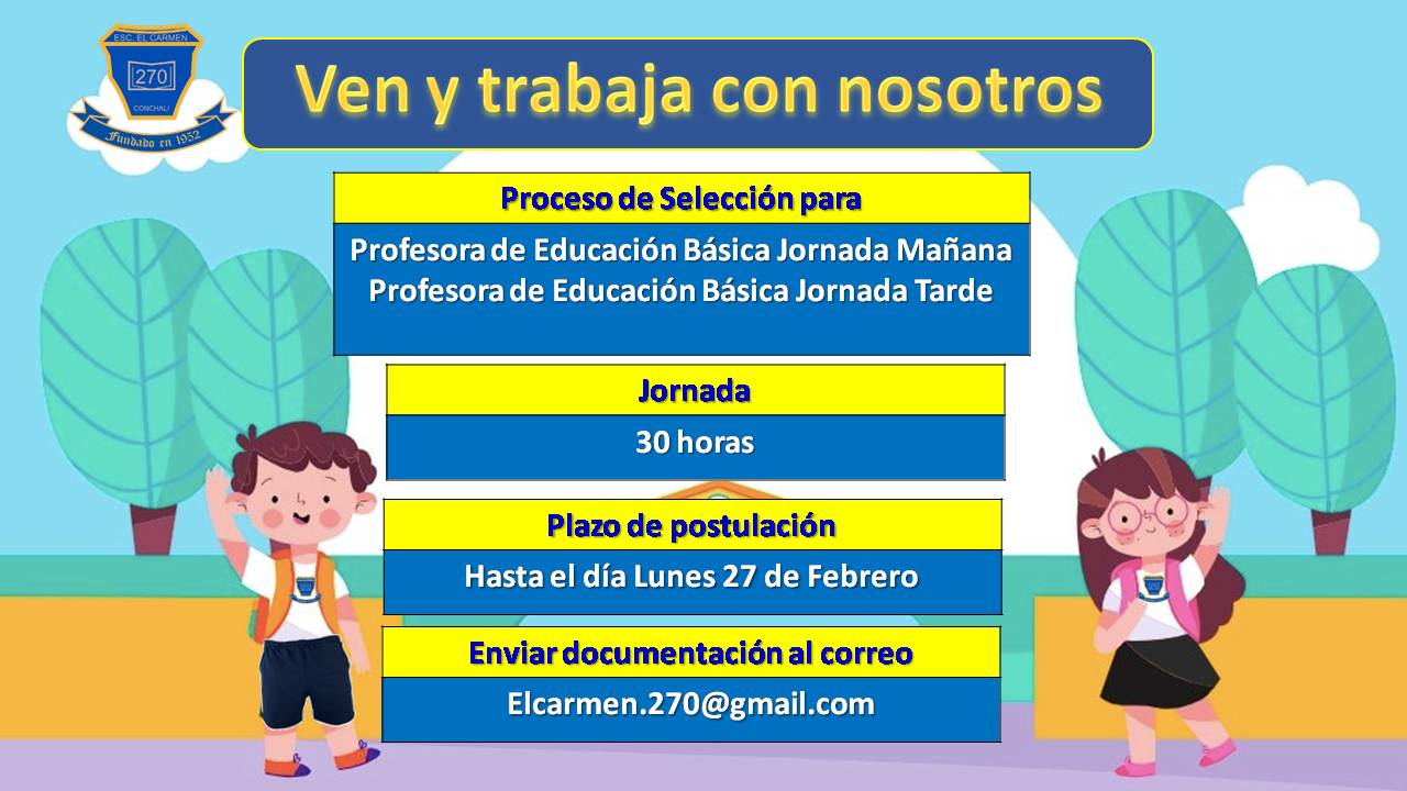 Trabaja con nosotros